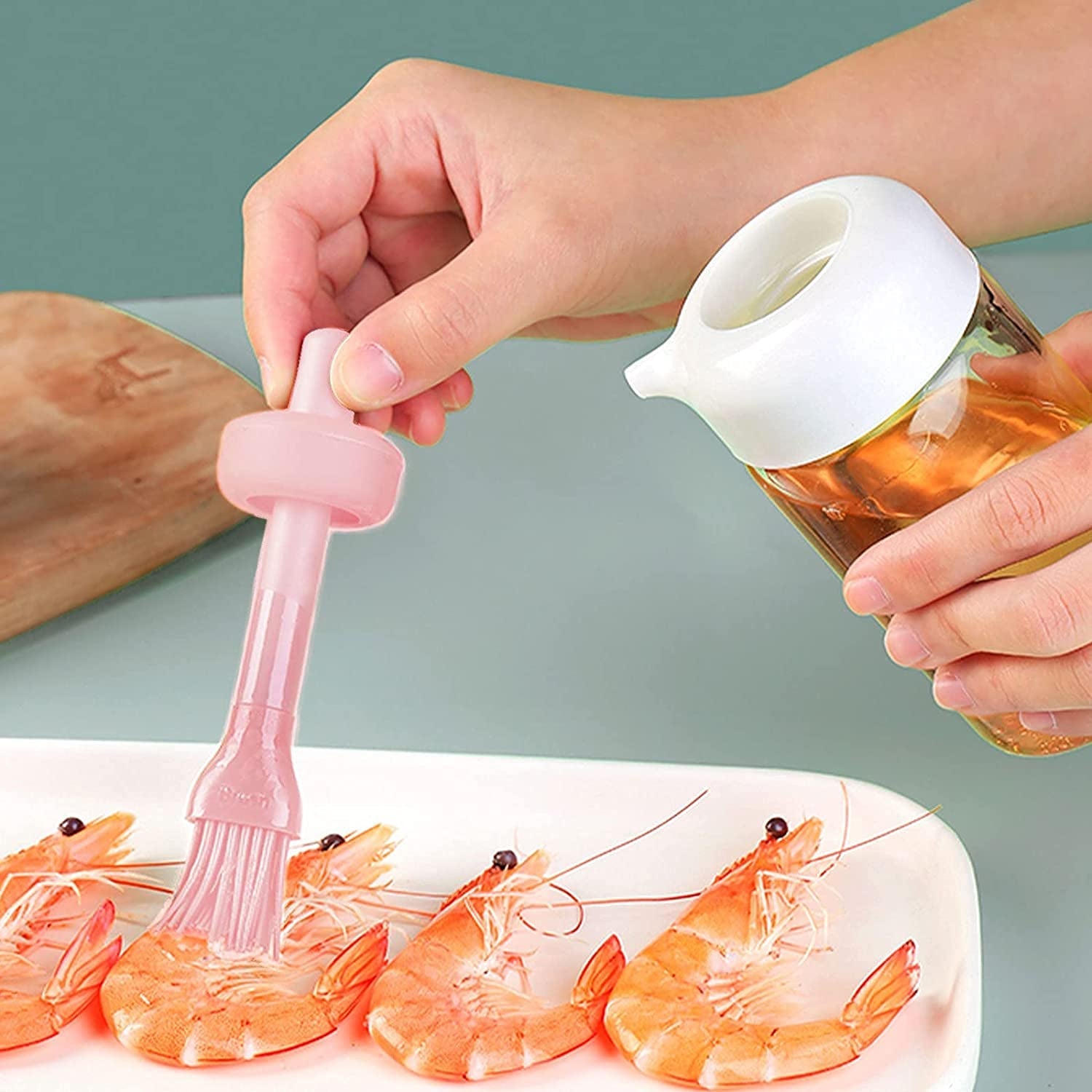 Silicone Oil Brush with Dispenser Bottle Silicone Oil Brush with Dispenser Bottle